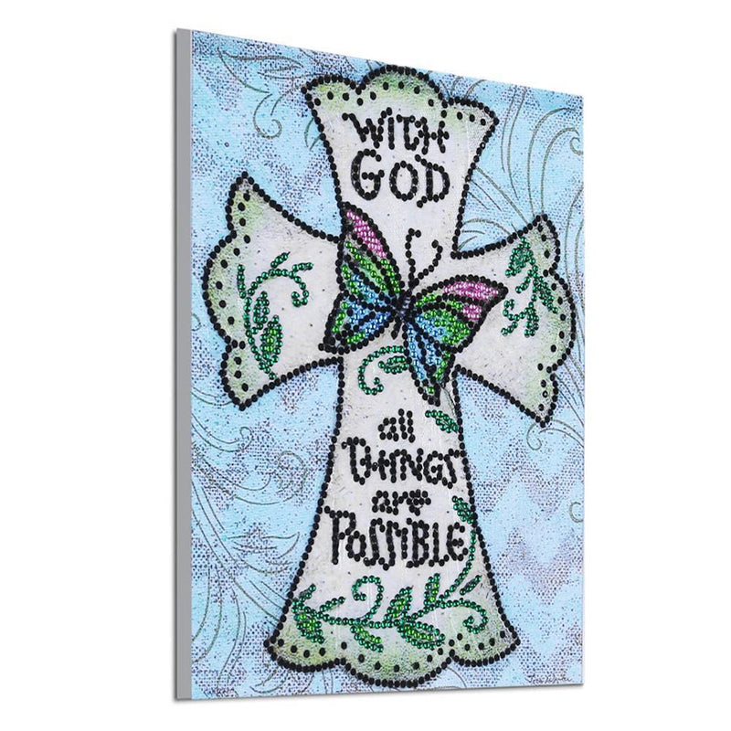 5D DIY Special-shaped Diamond Painting Cross Stitch Mosaic (H128 Butterfly)
