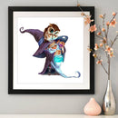 Partial Embroidery Owl Goblin DIY 11CT Stamped Cross Stitch Kits Needlework Sets