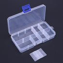10 Compartments Portable Transparent Plastic Fishing Lure Storage Box Case Newly