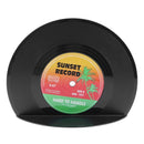 2pcs Creative Vinyl Record Shaped Book Shelves Holders School Office Gifts Newly