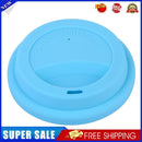 Silicone Cup Lid Reusable Anti-dust Leakproof Insulation Cover (Light Blue)