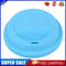 Silicone Cup Lid Reusable Anti-dust Leakproof Insulation Cover (Light Blue)