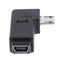 90 Degree Mini USB Female to Micro USB Male Date Transfer Adapter Connector