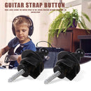 2pcs Electric Guitar Strap Lock Button Anti-slip Musical Instruments Belt Nai