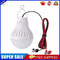 #A 12LED Solar Bulb Hanging Lamp Outdoor Yard Garden Camping Tent Emergency Li