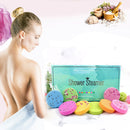 8pcs Skin Moisturizing Exfoliating Essential Oil  Salt Ball Bubble Bomb