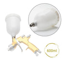 600ml Plastic Watering Pot for Air Spray Paint Gun Pro Vehicle Painting Gun