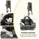 Garden Statue - Animal Sculptures Duck Outdoor Decoration Light (Battery) Newly