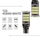 1pc T15 W16W 45 SMD4014 LED Car Reverse Turn Signal Braking Light Bulb