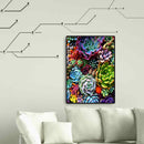 5D DIY Full Drill Round Shape Succulent Rhinestone Diamond Drawing Home Decor