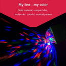 LED Magic Ball Lamp USB Disco Bar Party Music Stage Projector Effect Lights #