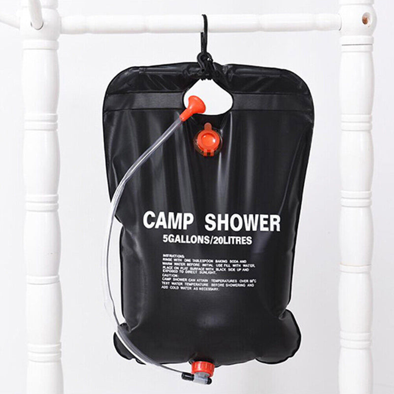 Outdoor Camping Water Bags Solar Heating Portable Hiking Travel Bathing Bag