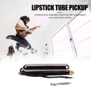 V Magnet Lipstick Tube Pickup Guitar Single Coil for ST Guitar (Black)