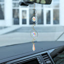 Hollow Out Moon Crystal Hanging Metal Pendant Garden Decor (23)