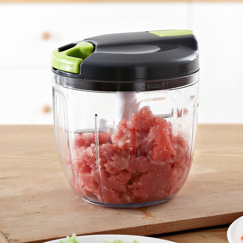 Kitchen Pulling Manual Food Rope Processor Shredder Meat Chopper (L)