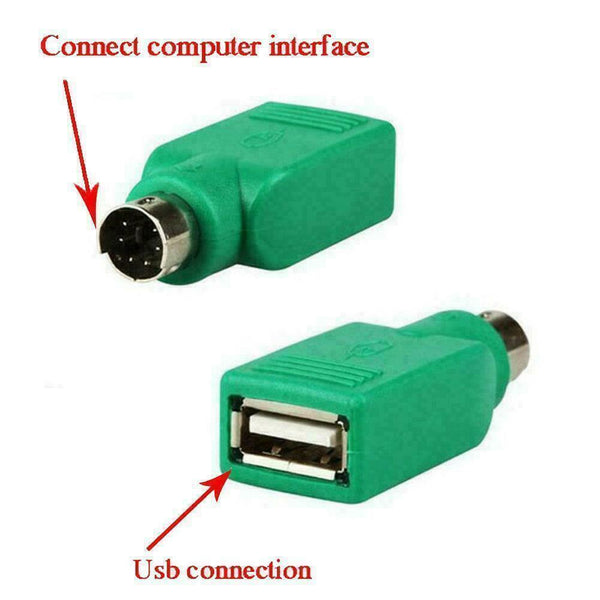 USB Female to PS2 PS/2 Male Adapter Converter keyboard High Mice Quality U8T4