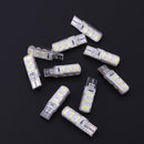10pcs T10 5630 W5W Silica Gel 6MSD LED Car Interior Light Reading Bulbs