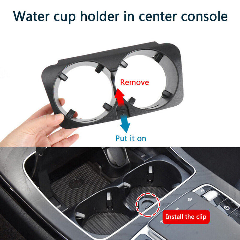 Auto Car Center Console Water Cup Holder for Mercedes-Benz Drink Organizer Newly
