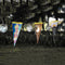 Outdoor Camping Bunting Pennant Garland Tent Scene Layout Triangle Hanging