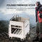 Camping Wood Stove Portable Outdoor Folding Picnic Grill BBQ Cooking Stove Newly