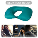 #A U-Shape Travel Pillow Press Type Portable Airplane Car Pillow Bedding Neck