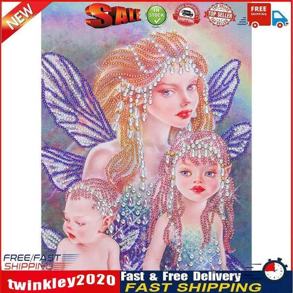 Diamond Painting 5D DIY Girl Partial Special Drill Rhinestone Picture Kit Newly