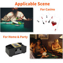 Automatic Card Shuffler Battery-Operated Electric Shuffler for Home Card Games