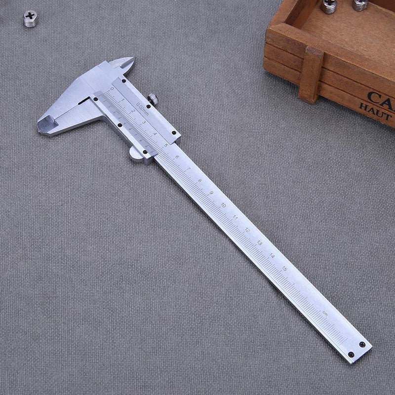 Vernier Caliper 0-150mm 0.02mm Metal Calipers Gauge Measuring Tools