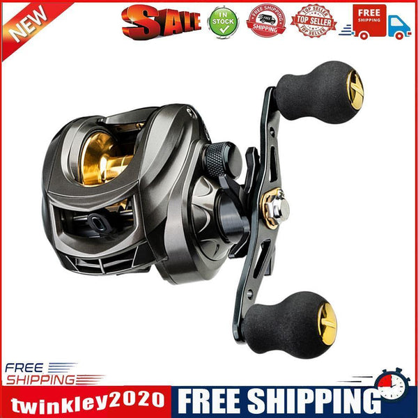 Metal Baitcasting Reel 7.2:1 8kg Max Drag Saltwater Fishing Wheel (AK2000L)