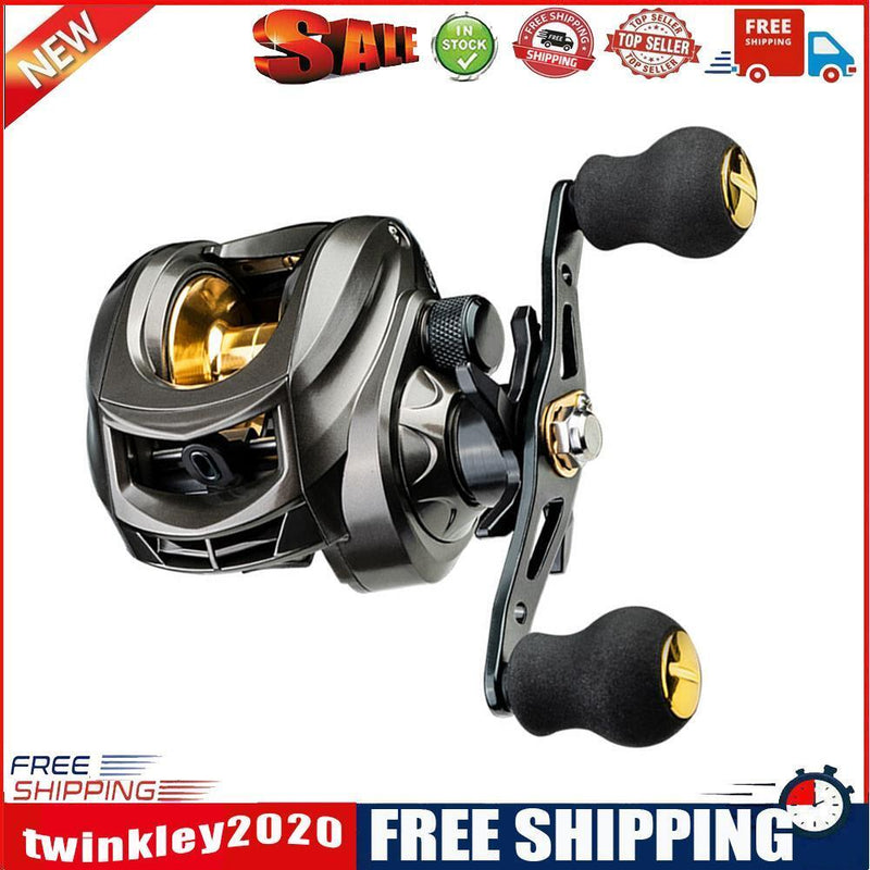 Metal Baitcasting Reel 7.2:1 8kg Max Drag Saltwater Fishing Wheel (AK2000L)