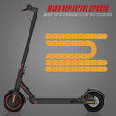 Electric Scooter Front Rear Wheel Tire Cover Protective Shell Reflective Stic