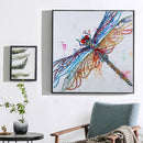 5D DIY Special Shaped Diamond Painting Dragonfly Cross Stitch Embroidery Newly