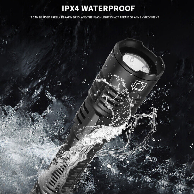 Portable XHP70 LED Camping Lights Outdoor Hiking Waterproof 1500lm Flashlight