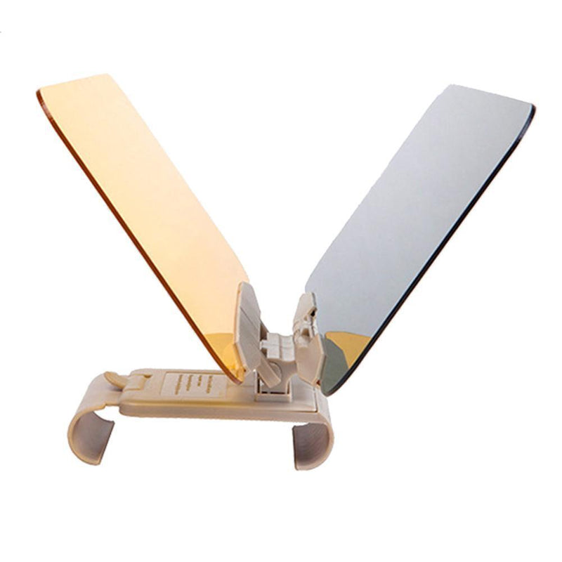 2 in 1 Car Sun Visor HD Anti Glare Dazzling Goggle Day Night Driving Mirror