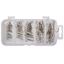 Hot Perforated Sharp Barb Fishing Hook Treble Bait Carbon Steel Durable Head
