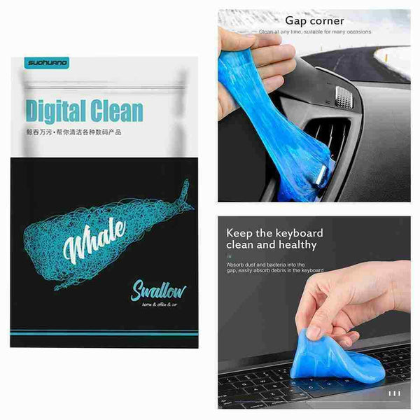 Gel Soft Slime Cleaning Glue Flexible Slimy Sponge Car For Home Office M2S5