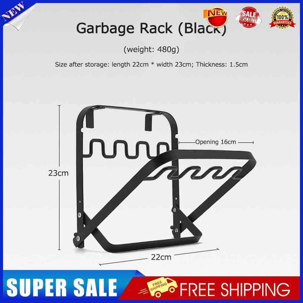 #A Foldable Garbage Rack Waste Bag Bracket Hanging Rack for Camping Picnic Barbe