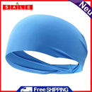 Sports Headband Men Women Breathable Running Yoga Quick Drying Elastic Hair Band
