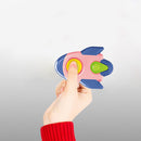 Rocket Dimple Sensory Toys Stress Relief for Kids Baby Finger Board Hand Sque