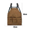 Multifunction Apron Collector Waxed Canvas Work Apron B3J6 Waterproof A1E1
