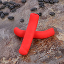 2pcs Brake Handle Lever Covers Scooter Antiskid Handle Protector (Red) Newly