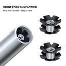 3pcs Mountain Bike Fangled Slot 28.6mm Bicycle Steer Tube Ahead Headset Star Nuts
