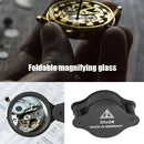 Folding 30X Magnifier Microscope Magnifying Glass Aid Reading for Seniors Loupe