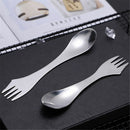 Spork Portable Tableware Cutlery Tool Fork 3 in 1 Spoon Stainless Steel