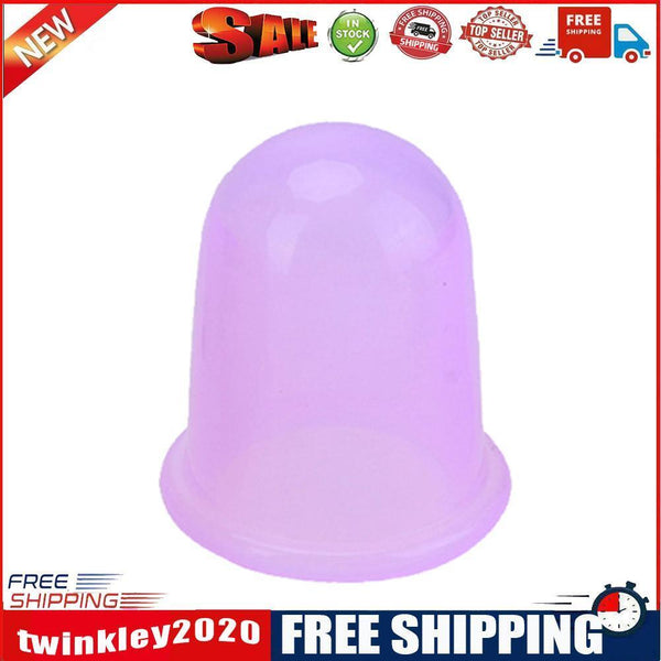 Silicone Moisture Absorber Cupping Home Body Care Massage Cup(Pink)