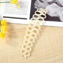 DIY Women Hair Braiding Tool Girls Braider Magic Hair Twist Tool (Coffee)