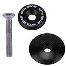 Bicycle Stem Top Beer Bottle Cap for 28.6mm Fork Tube Headset Cover (Black)