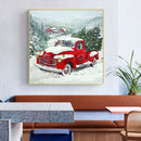 5D Red Car Diamond Painting Kit Round Drill Rhinestone Picture Craft for Gifts