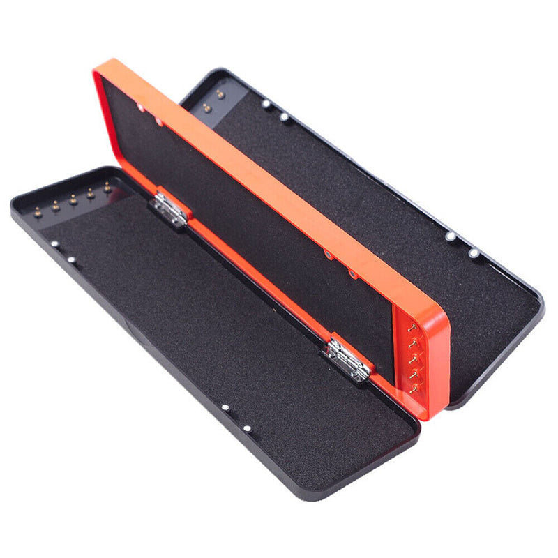 Fishing Rig Hook Tackle Box Fishing Gear Tool Storage Case (Black 32cm) Newly