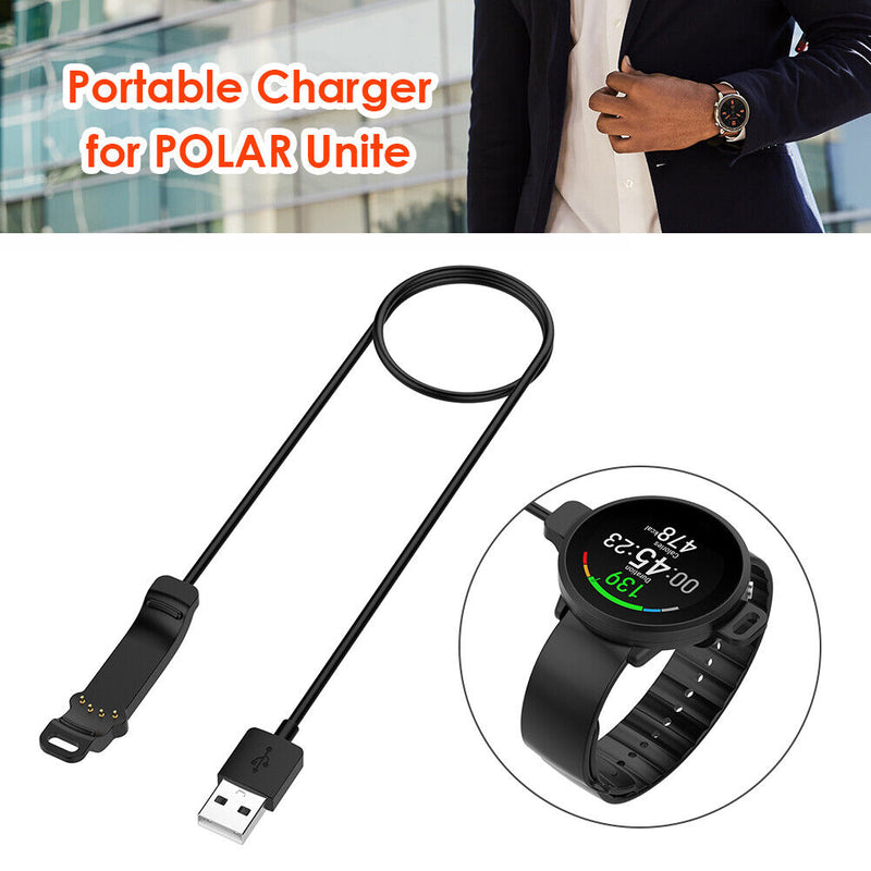 1m Smart Watch Charging Cable Wristbands USB Power Charger Line for POLAR Unite